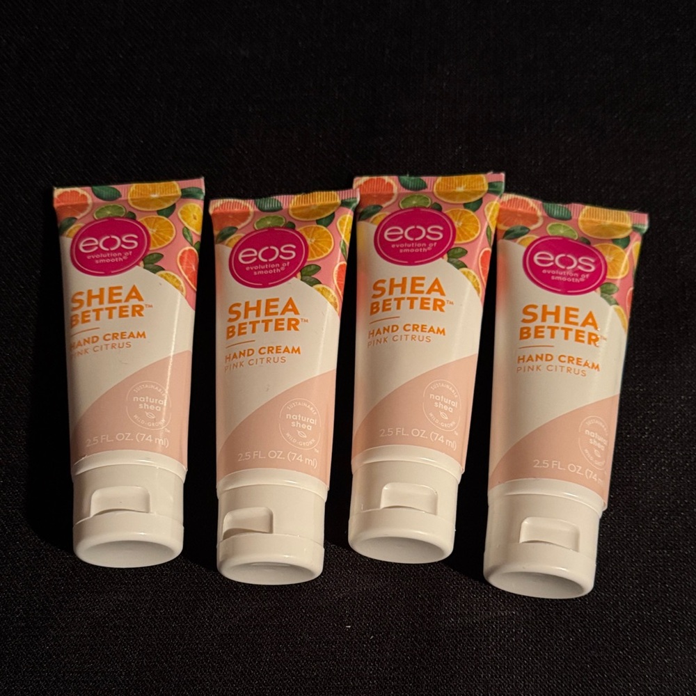 4 NEW EOS Shea Better Hand Cream Pink Citrus